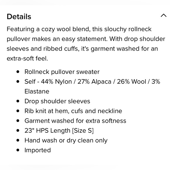 NWT UGG Women’s Lylah Rollneck Sweater. S - Picture 12 of 12